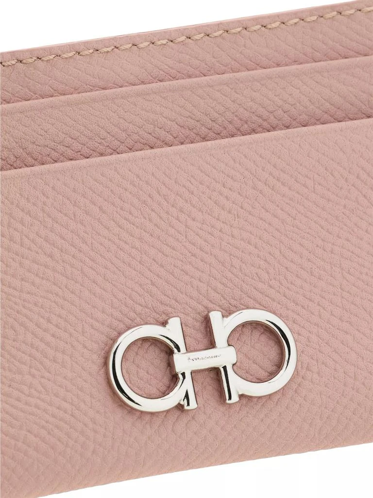 Salvatore Ferragamo Gancini Leather Card Case 4