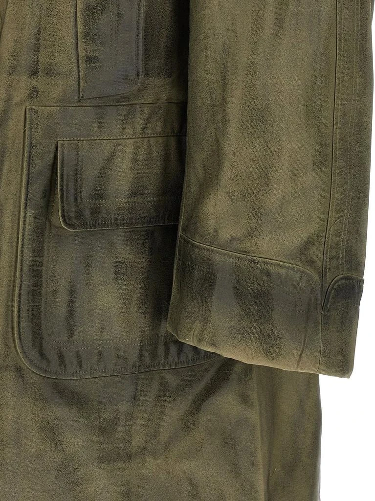 MAISON MARGIELA Maison Margiela Double-Breasted Caban Coat 4