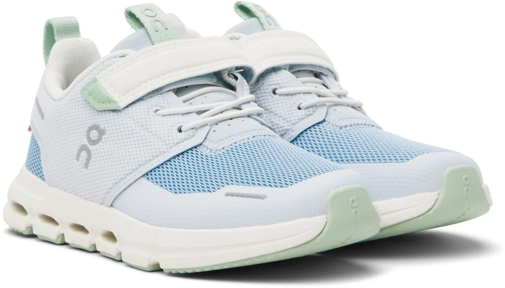 On Little Kids Blue Cloud Play Sneakers 4