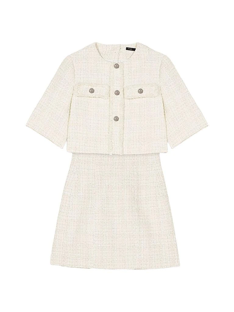 Maje Tweed 2-in-1 Mini Dress 1