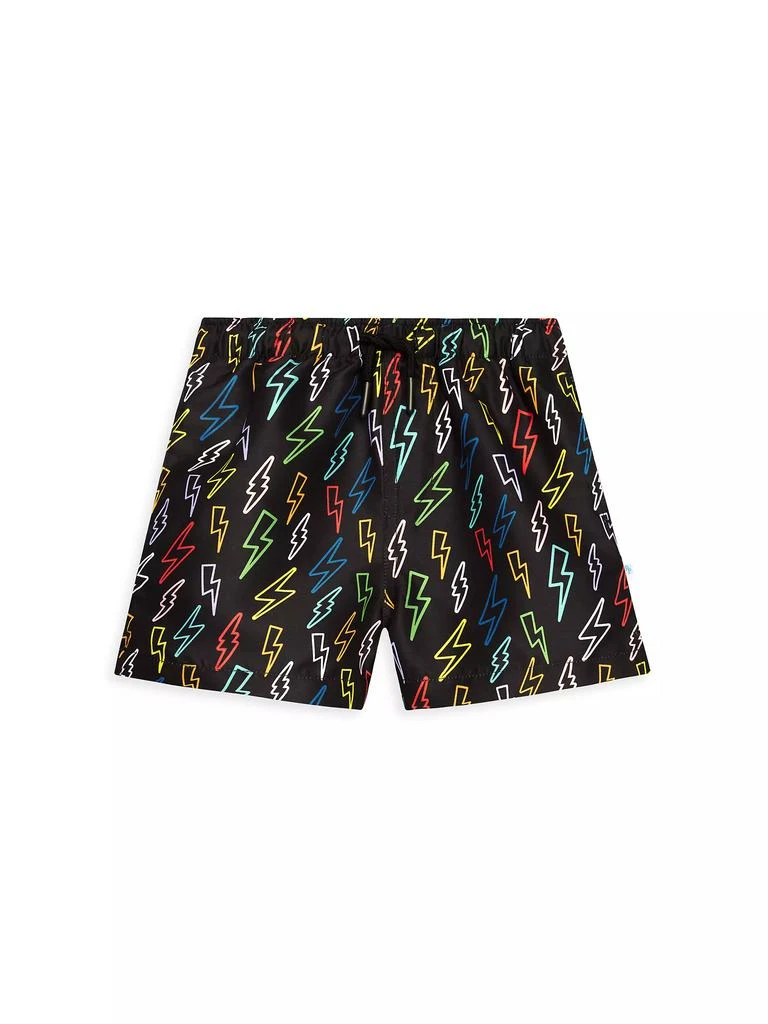 Posh Peanut Baby Boy's Zack Rashguard T-Shirt & Swim Trunks Set 3