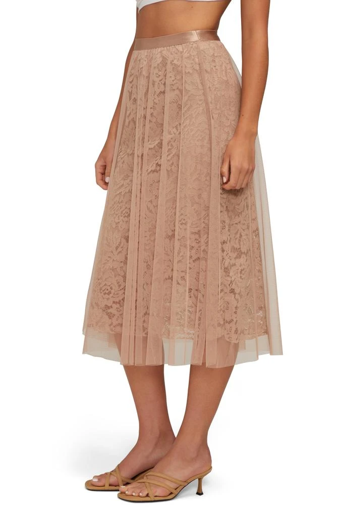 Wildfox Pleated Tulle Midi Skirt 5
