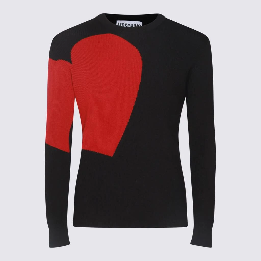 Moschino Black And Red Knitwear 1