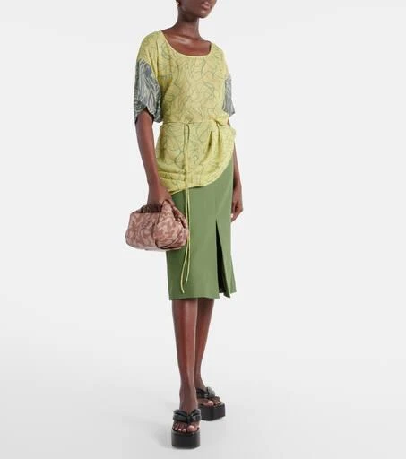 Dries Van Noten Printed georgette minidress 2