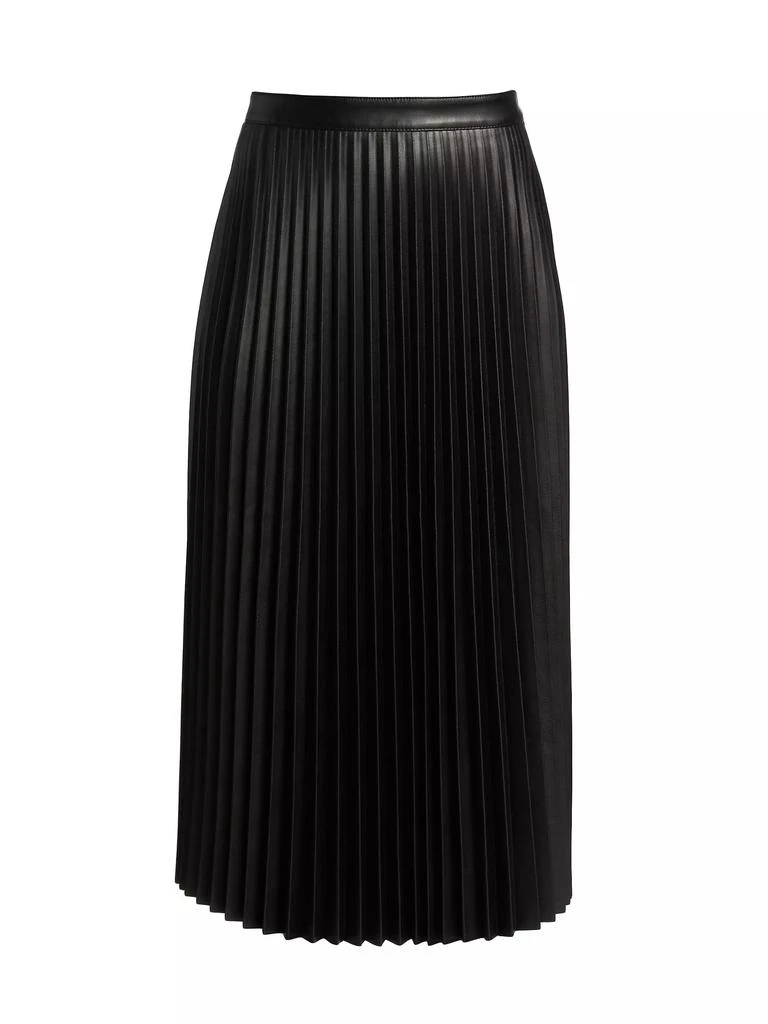 Proenza Schouler Pleated Faux-Leather Midi-Skirt 1