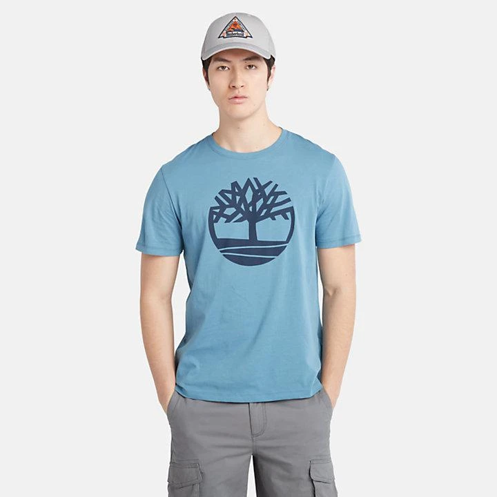 Timberland Kennebec River Tree Logo T-Shirt for Men in Blue 1