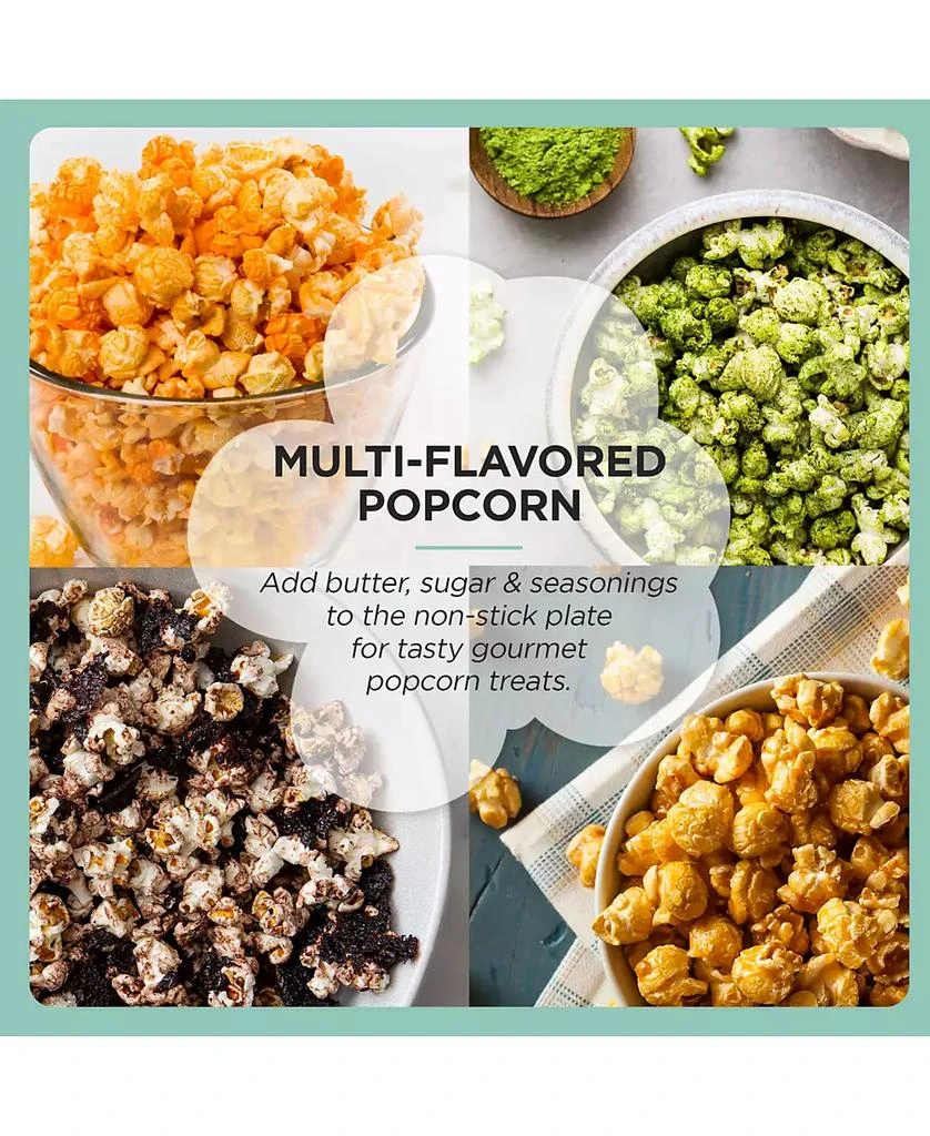 Elite Gourmet 3 Qt. Automatic, Stirring Hot Oil Popcorn Machine with Measuring Cap & Built-in Reversible Serving Bowl 7
