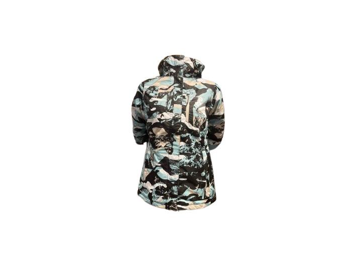 Nordic Point FS Printed IC Jacket Femme Bleu et Beige – On Sale