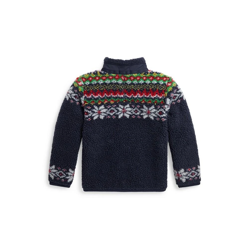 Polo Ralph Lauren Toddler and Little Boys Fair Isle Teddy Fleece Jacket 5