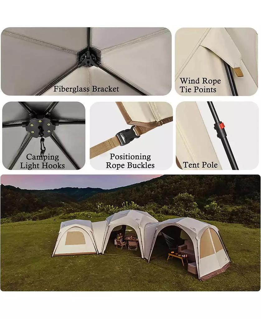 Naturehike Cloud Boundar Tent Connector — Tent Accessory for Connecting Two Cloud Boundar Shelters 5