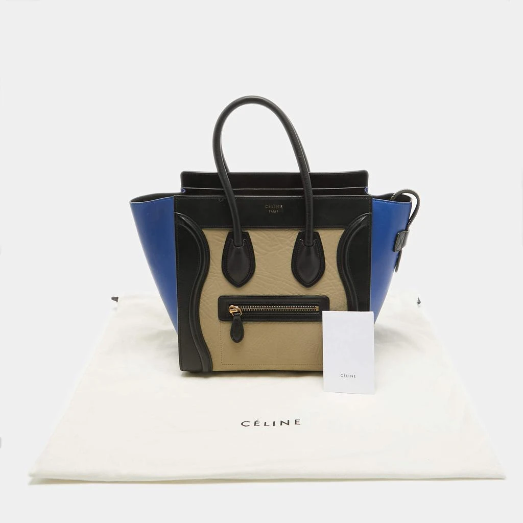 Celine Celine Tricolor Leather Micro Luggage Tote 19