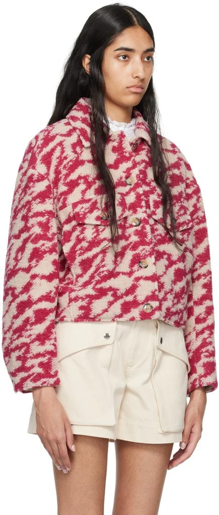 Isabel Marant Pink & Beige Ferida Jacket 2