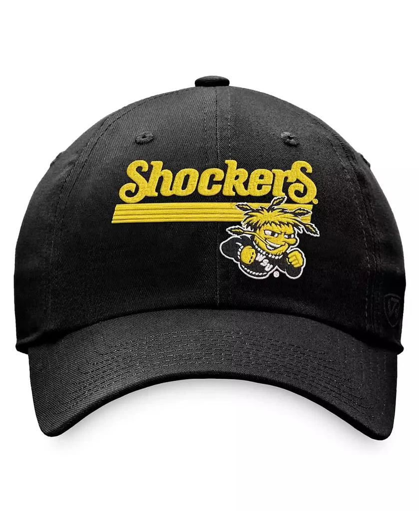 Top of the World Men's Black Wichita State Shockers Slice Adjustable Hat 3