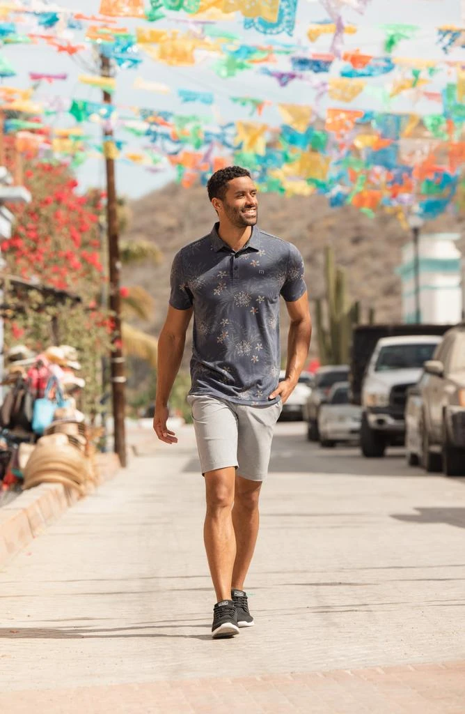 Travis Mathew Calmer Waters Floral Piqué Polo 6