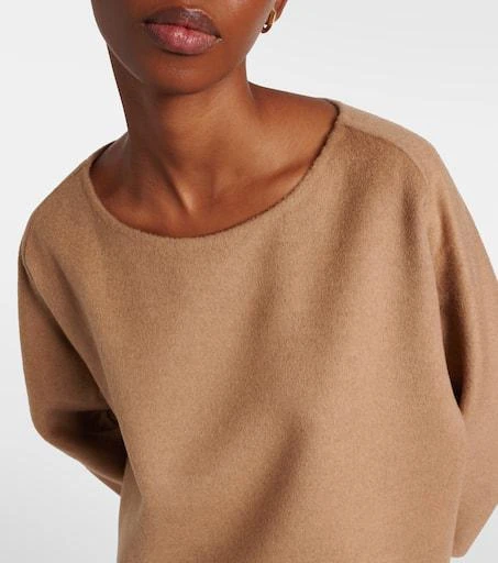 Max Mara Radioso camel hair blouse 4