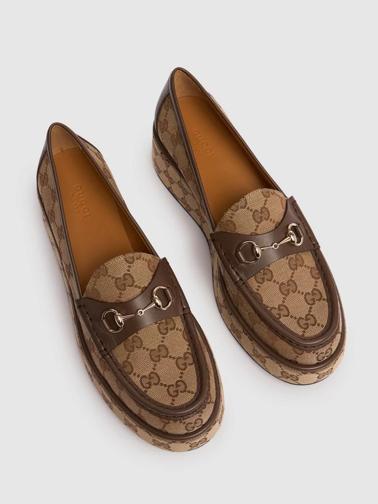 GUCCI Ilde Canvas Loafers 2