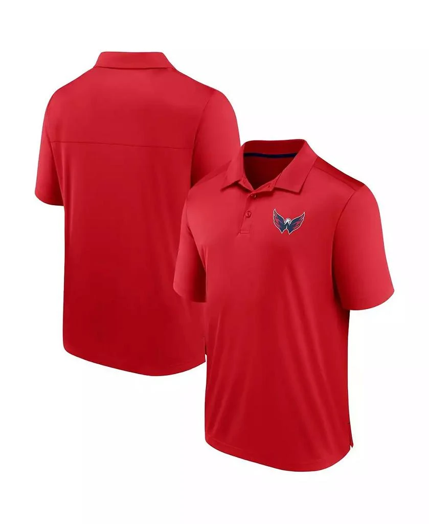 Fanatics Men's Red Washington Capitals Polo Shirt 1