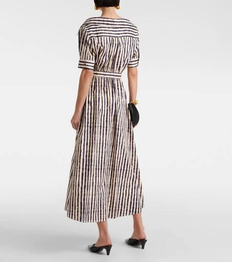 Altuzarra Lydia off-shoulder cotton-blend midi dress 3