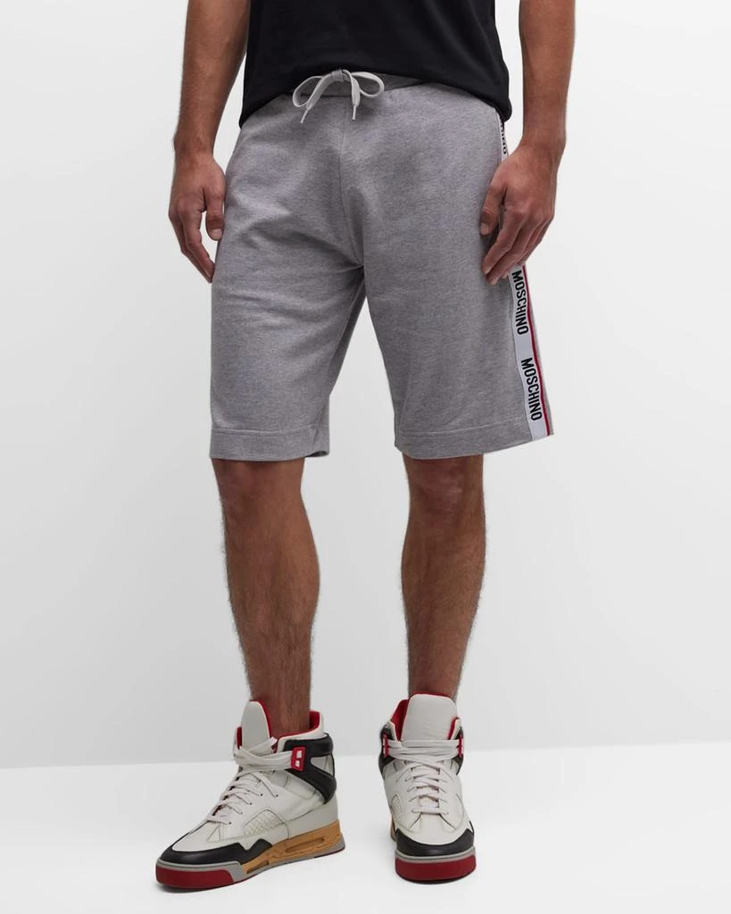 Moschino Men's Sweat Shorts with Side Taping 1