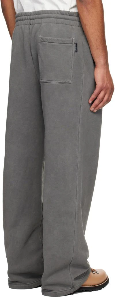Palm Angels Gray Waist Logo Sweatpants 3