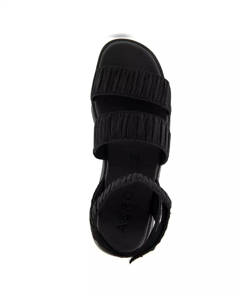 Aerosoles Women's Fiona Round Toe Flatform Sandals 5