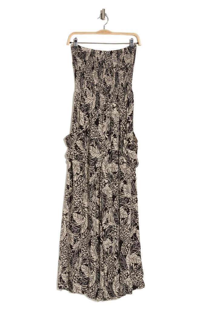 Angie Strapless Smocked Maxi Dress 3