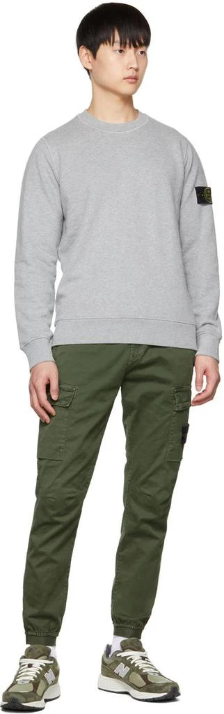 Stone Island Gray Patch Sweatshirt 5