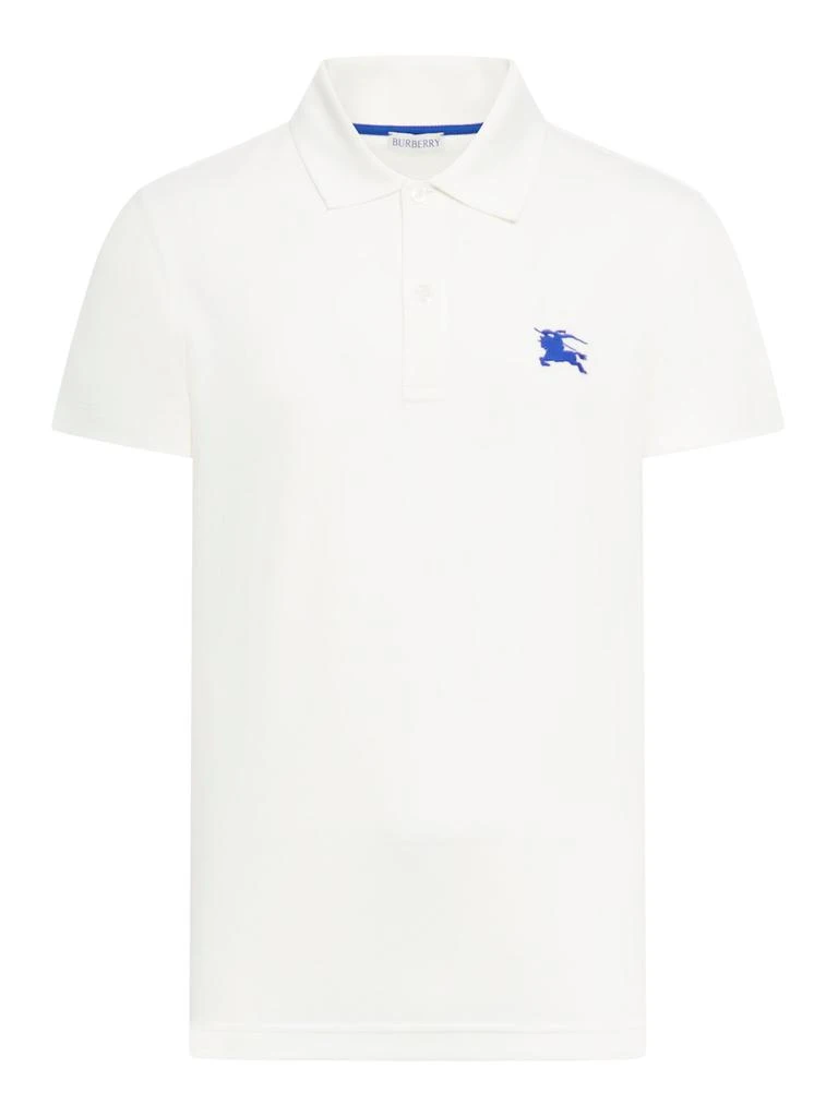 Burberry Burberry Logo Embroidered Short Sleeved Polo Shirt 1