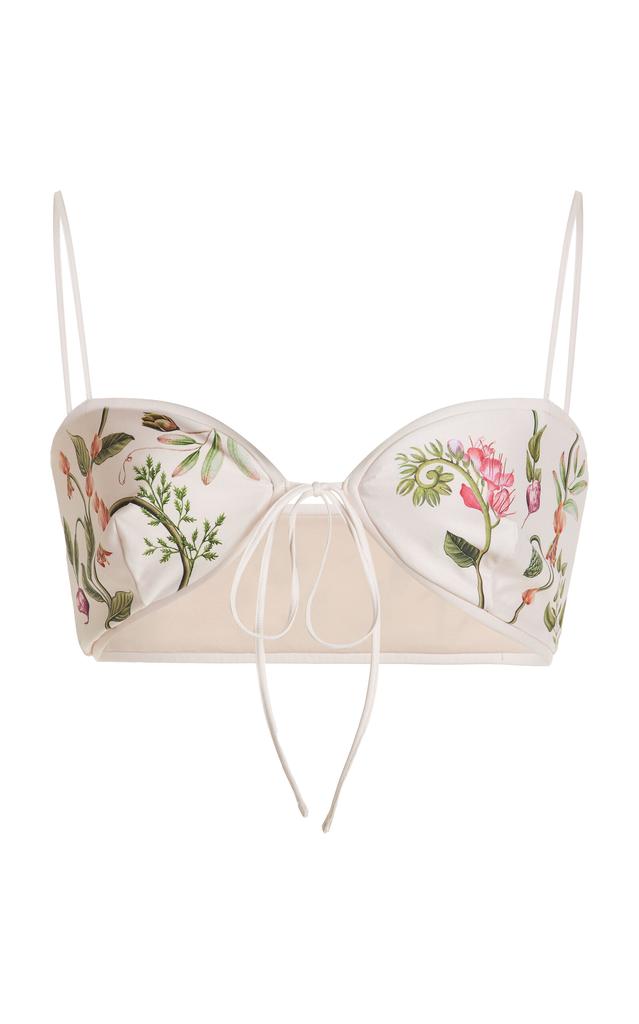 Agua by Agua Bendita Agua by Agua Bendita - Exclusive Margaret Floral Bikini Top - Floral - S - Moda Operandi