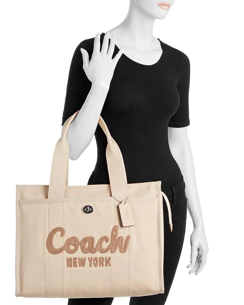 Coach Large Cargo 42 Canvas Tote 2