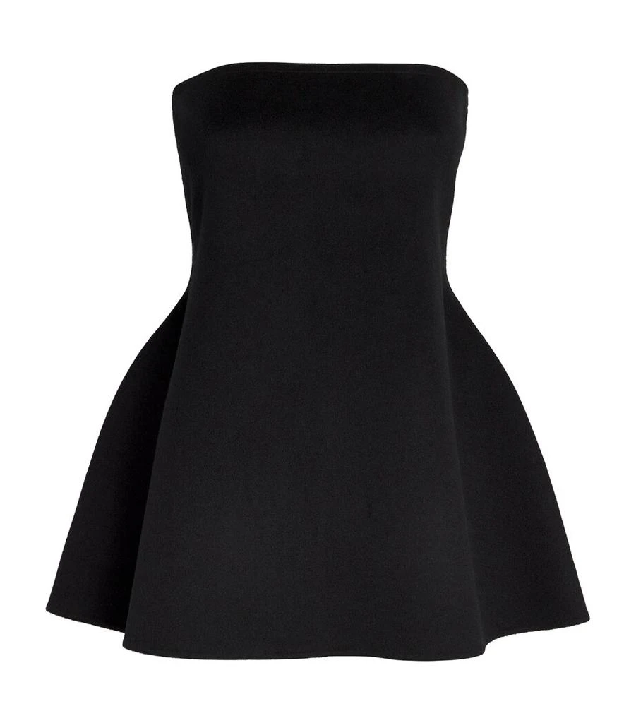 Róhe Peplum Bustier Top 1