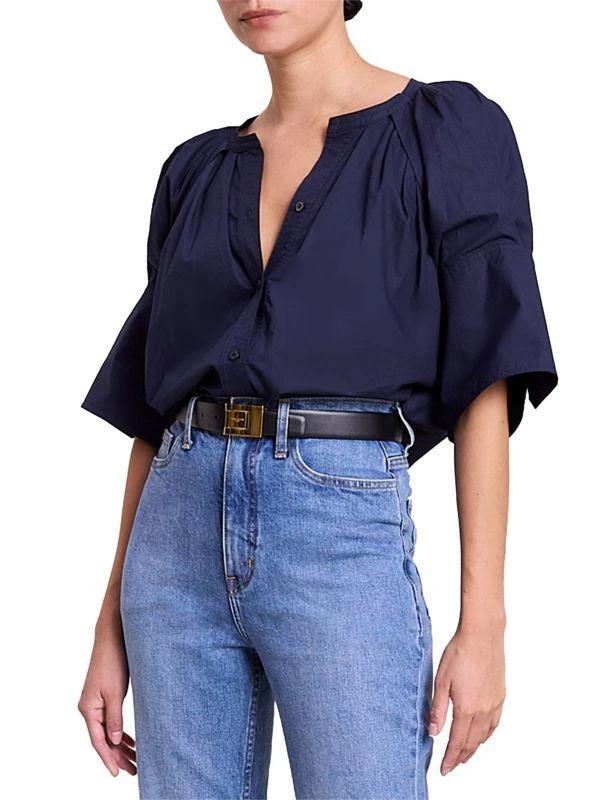 A.L.C. Chloe Pleated Blouse 3
