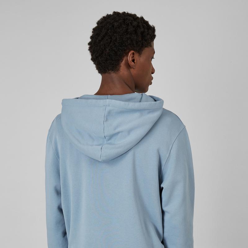 L'Exception Paris Thick hoodie in organic cotton Faded Denim L'EXCEPTION PARIS