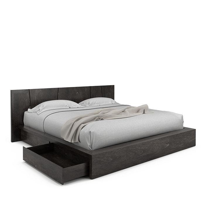 Huppé Silk Queen Bed With Storage Drawers for Each Side
