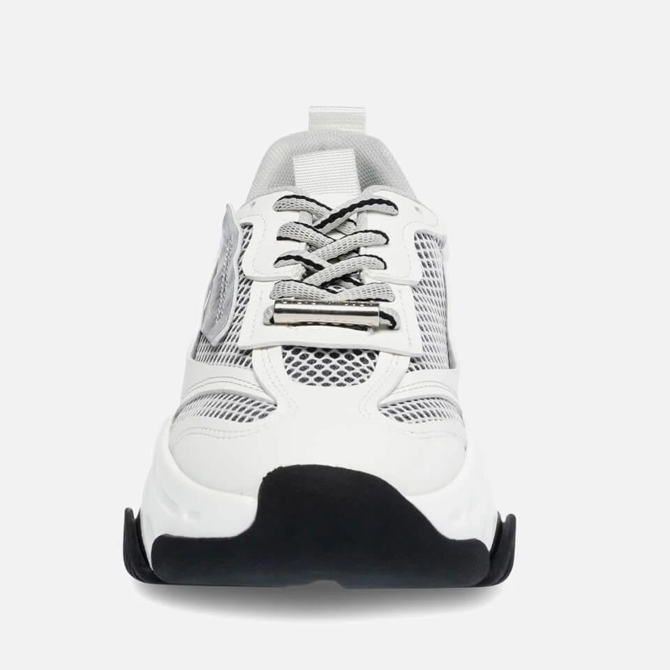 Steve Madden STEVE MADDEN WOMEN'S POSSESSION-E FAUX LEATHER TRAINERS 4
