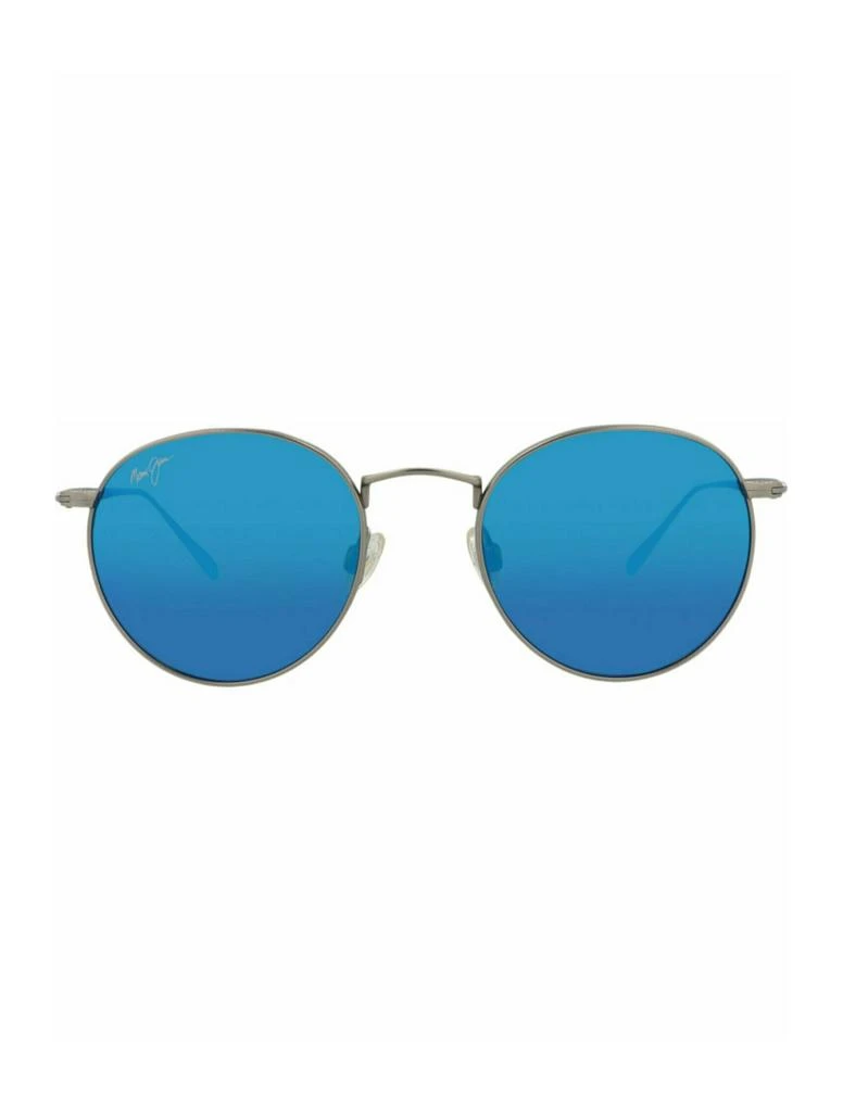 Maui Jim Round-Frame Titanium Sunglasses 1