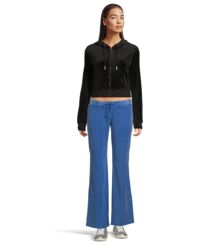 Juicy Couture Washed Towel Terry Heritage Wide Leg Track Pants 5