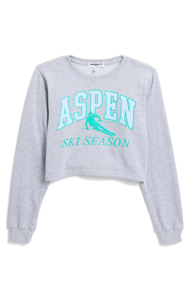 Sub_Urban Riot Ski Season Graphic Cropped Sweatshirt