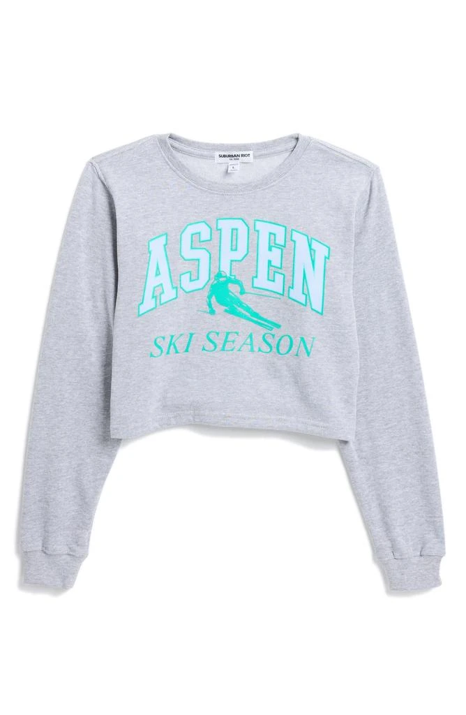 Sub_Urban Riot Ski Season Graphic Cropped Sweatshirt 1