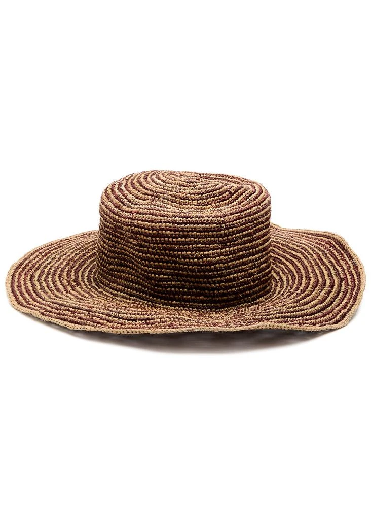 Sensi Studio Long Brim Visor! (NWT) Sensi Studio Long Brim Straw Visor in White | Lyst main image 2