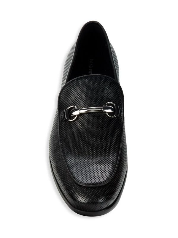 Saks Fifth Avenue Dolo Perforated Leather Loafers 6