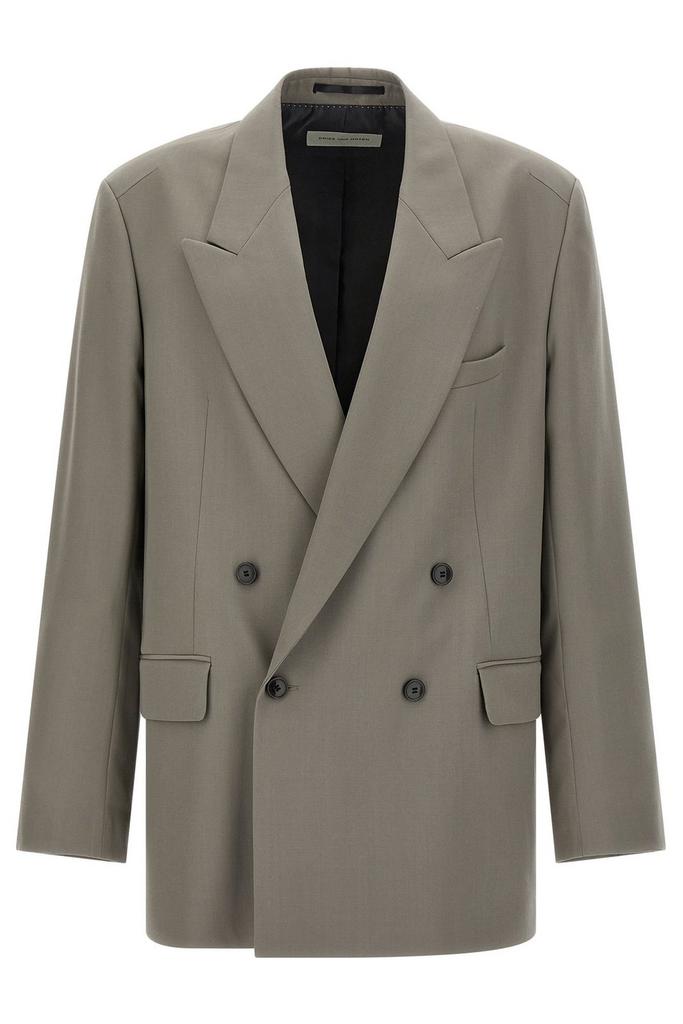 Dries Van Noten Bishop Double-Breasted Blazer – On Sale Now with