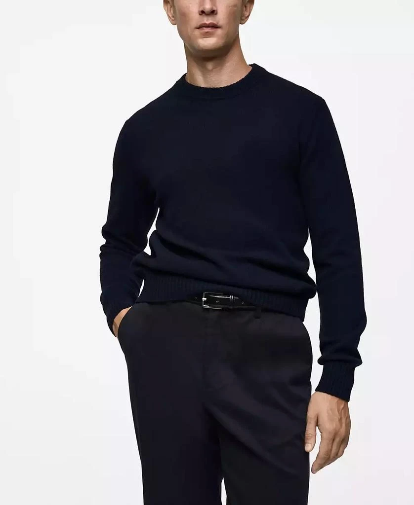 Mango Men's Wool-Blend Knit Sweater 1