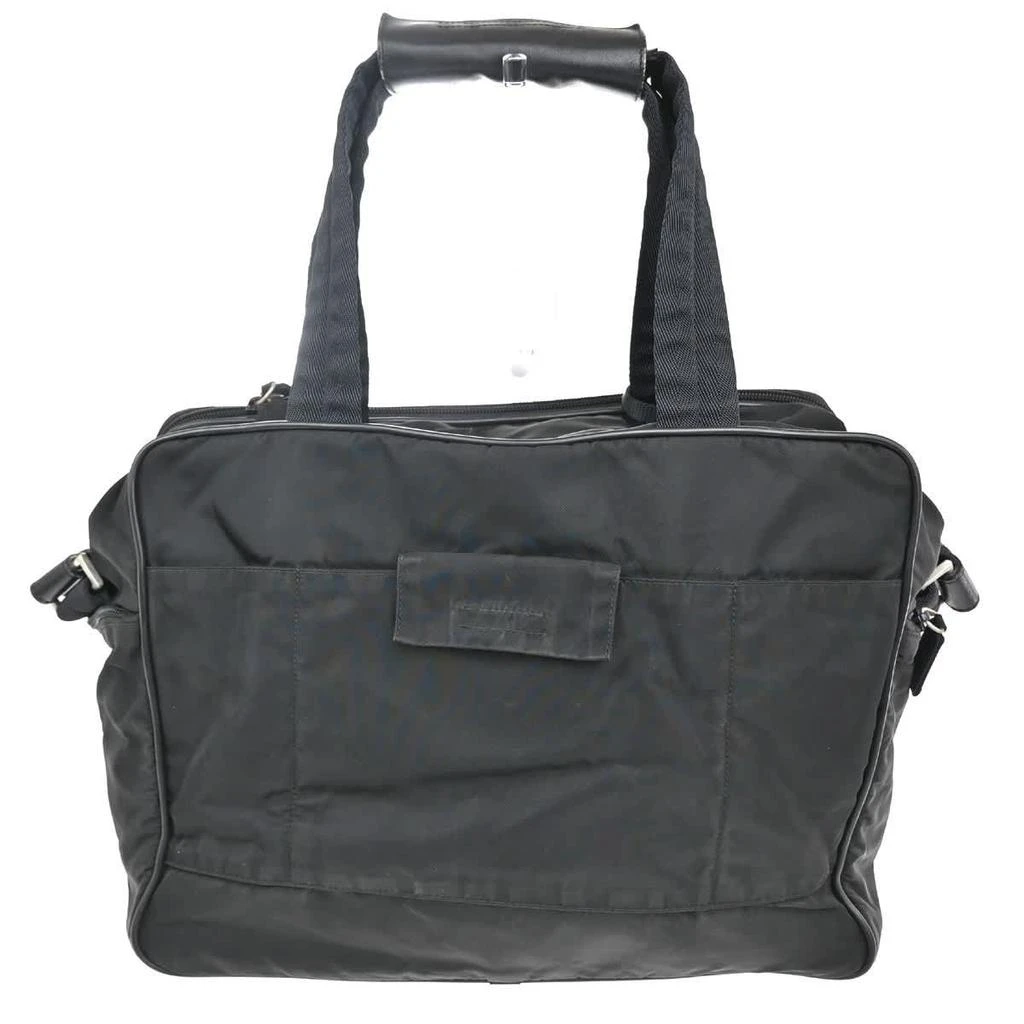 Prada Expandable Front Zip Boston Bag Tessuto Nylon Travel Bag Bag (Pre-Owned) 2
