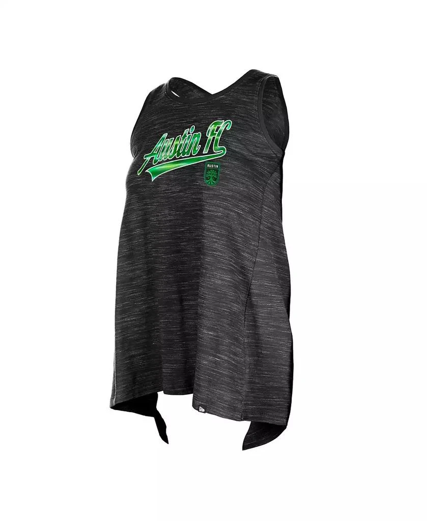 5th & Ocean Women's Black Austin FC Athletic Cross Back Tank Top 3