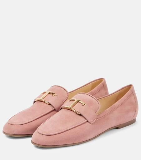 Tod's T Timeless suede loafers 4