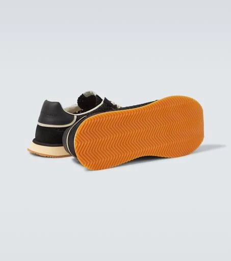 Dolce 
Gabbana DG Cushion suede-trimmed sneakers 7