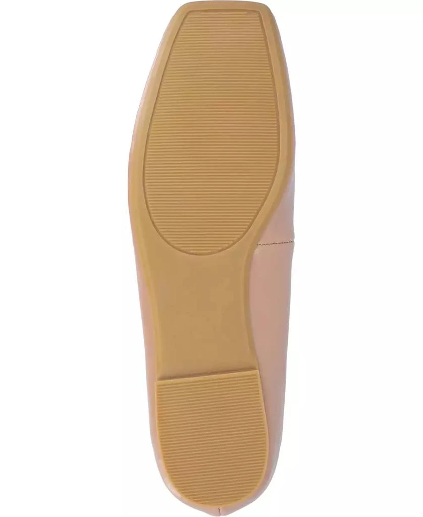 Journee Collection Women's Zimia Buckle Square Toe Ballet Flats 5