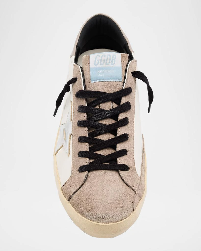 Golden Goose Men's Super-Star Leather and Suede Low-Top Sneakers 3