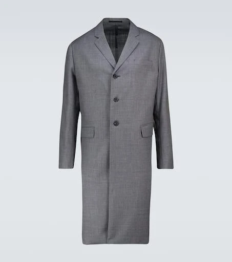 Prada Single-breasted wool coat 1